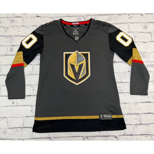 Golden Knights Jersey Women's Medium Gray Fanatics Bet It All Vegas NHL Hockey
